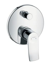 Смеситель Hansgrohe Metris 31487000 для ванны/душа, скрытый монтаж, встроенная защитная комбинация