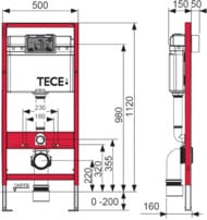 ��������: ����������� TECE Base ����� ������� + ������ DURAVIT D-CODE 355�540�350 � �������� 9400000+25350900002+006731