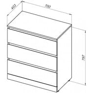 ����� Aquanet ������ (700�797�403) ���������, 3 �����, ��� ����� 302550