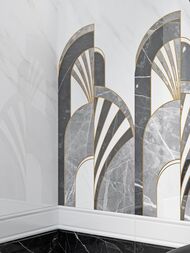 ������ Gracia Ceramica Noir white border 02 (60�2500) ���������, ����� (��.)