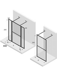 ������� ���������� RIHO LUCID GD400 BLACK (1000�2000) G005026121