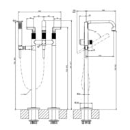 ��������� Gessi Inciso 58129.031 ��� �����/����, ���������, ������� �����, ����