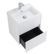 Тумба под раковину BelBagno PIETRA MINI (500х400х615) 2 ящика, Bianco Lucido MINI-500AS-2C-SO-BL