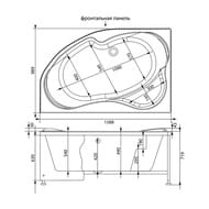 Панель фронтальная Aquanet CAPRI 160 L 176554