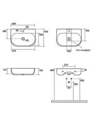 �������� ��������� Kerasan Nolita 534101*1 600�450�150 � ���������� ��� ��������, ����� ������