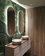 Столешница Cersanit Wood из керамогранита Spirit 800х450х20мм, цвет орех матовый   64188 — изображение 4