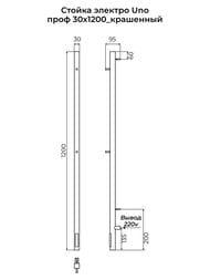  TERMINUS  UNO  1200  RAL 9005  4670078561978