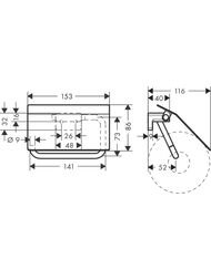    Hansgrohe AddStoris 41753990 ,  ,  