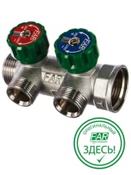 ��������� ������������ FAR 1"�� �� 2 ������ 3/4"EU, � �������� ��� ������� ����������, FK 3821 134UN