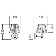 ���������� DEVON&DEVON DAISY (1600�2000�2300) ���������, IP20, � ��������, ��������/���� DEDAISYCR