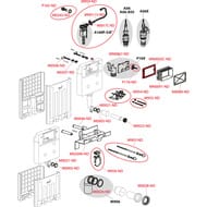 Инсталляция для унитаза ALCAPLAST AM100/1000 с бачком, для замуровывания в стену
