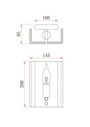 ��������� ���������� Freya Fresco (���� ������) FR5190WL-01BS2, 220/240 V, IP20,������
