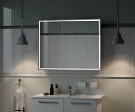 Зеркало-шкаф Континент Allure 1000х800 подсветка, розетка, датчик движения