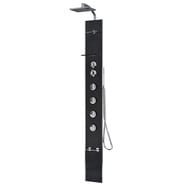 Душевая панель Novellini Cascata 1 223х2108 мм, г/м, смеситель, верх. и ручной душ, черный CASC1VM-H