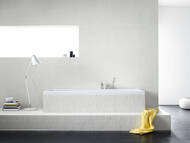 Смеситель Hansgrohe Metris 31190000 на борт ванны, 3 отверстия, с ручным душем, внешняя часть, хром
