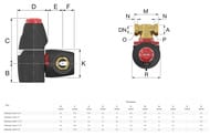 Сепаратор воздуха Flamco XStream Vent DN32, G1 1/4"F арт.11003