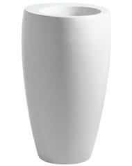 Раковина Laufen ILBAGNOALESSI ONE 8.1197.2.400.109.1 (530х530х900) без отверстия под смеситель, белая, LCC