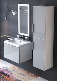Раковина Cersanit COMO 60 (600х450х165) с одним отверстием, белая UM-COM60/1