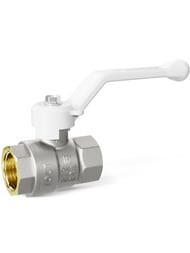 Кран шаровый 2" ВВ LD Pride ручка белая, внутренняя/внутренняя резьба 47.50.В-В.Р (white)