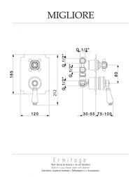 ��������� ��� �����/���� Migliore ERMITAGE �������� �������, 4-� �����., ���� ML.ERM-7032.BI.CR