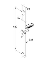 ������� �������� KLUDI sDIVE ����� � 3 ������ �����, �����, ������ 600 ��, ���� 6863005-00