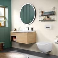 Раковина накладная Villeroy&Boch Subway 3.0 600х470х170, перелив, отв. под смеситель, белый 4A706G01