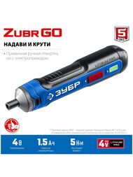 Отвертка аккумуляторная ЗУБР ZUBR GO 4 Vmax, PSD-4 — изображение 2