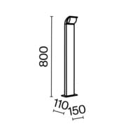 ����������� ���������� Maytoni Stock (����) O446FL-L7GF3K, 3000K 7�� IP 65, ������