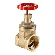 Задвижка клиновая 1 1/2"ВВ VALTEC латунь PN16  VT.012.RG.08