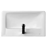 Раковина Aquaton Тигода 80 1WH302084 811x472x195 мм, перелив, отверстие под смеситель, белая