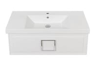 Тумба под раковину La Fenice Cubo Bianco 100 см (976х469х350) белая матовая FNC-01-CUB-B-100