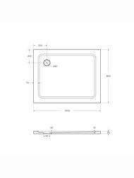     CEZARES (100080035) TRAY-M-AH-100/80-35-W