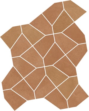 Мозаика ITALON Terraviva Cannella Mosaico (273х360) оранжевая, 600110000936 (шт.)
