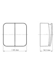 ����������� Systeme Electric BLANCA �/� 2-��������� (c�.5) ����.��., 10�, 250B, �������BLNVA105017