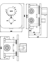 ��������� Swedbe Platta 9032 ������������ ���������, �� 3 ������, � ���������� ������, ����