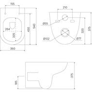 ������ ��������� IDDIS Zodiac (540�360�375) ������������, � ������ ��������, �/�, �����  ZDCRDSEi25