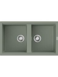 ����� Omoikiri KITAGAWA 86-2 WG (860�510�200��), 2 ����, ������������, ���� wind green 4993731