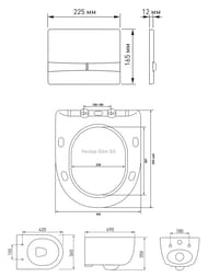 BERGES �������� ����������� NOVUM, ������� F5 ������ SoftTouch ������ Ventas Rimless, ������� 043344