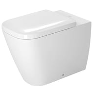 Унитаз приставной DURAVIT HAPPY D.2 365х570х400 гор. выпуск, с креплением, белый 2159090000