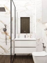 Керамогранитная плитка Laparet Ceradim Calacatta Superior (600х1200) белый 9999304486  (кв.м.)