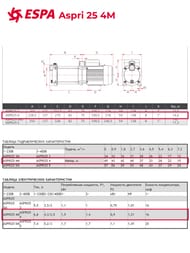 Поверхностный насос ESPA Aspri 25 4M 230 50 000131/STD 96458
