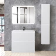 Пенал подвесной BelBagno ALBANO (320х320х1600) Bianco Lucido ALBANO-1600-2A-SC-BL-P