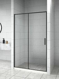 Душевая дверь Aquanet Pleasure Evo 1200х1900 прозрачное стекло/профиль черный матовый AE65-N120-BT — изображение 3
