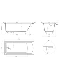 ����� ������������ Salini Cascata (1706�751�600) ���.������, S-Sense, ������� 104113MF