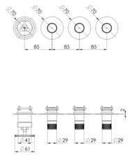 ��������� ��� ���� Remer Chrono CH98D3PWBDO, ������ ���������