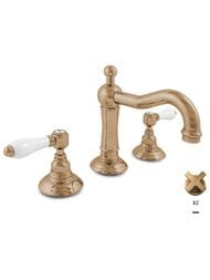 Смеситель Nicolazzi Petit Mont Blanc для раковины трехсекционный, бронза 1409BZ78 — миниатюра 1