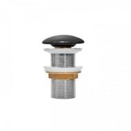 Выпуск для умывальника Iddis Optima Home OPHBM00i88 без перелива, черный матовый