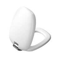 Сиденье Vitra Plural плавное закрытие, быстросъемное, белый/хром 126-003-009