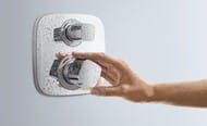 Смеситель Hansgrohe Ecostat Е 15708 для ванны/душа, термостатический, скрытый монтаж, хром
