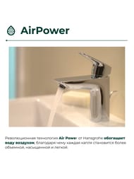 Смеситель Hansgrohe Logis 71100000 для умывальника, фиксированный излив, донный клапан